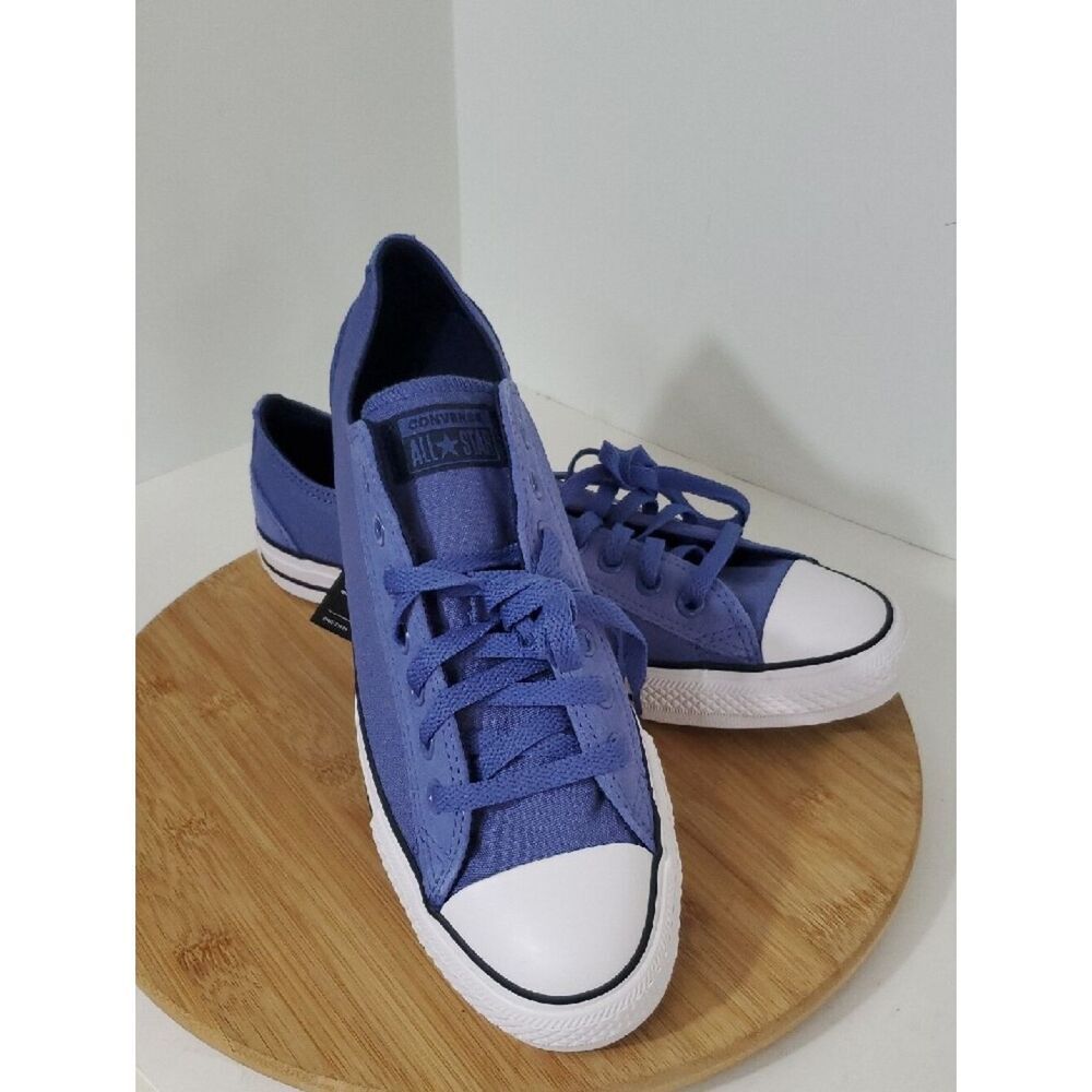 Converse CTAS Men's Suede Canvas Low Top Sneakers Indigo Size 10 NIB - Picture 2 of 10